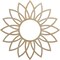 Ekena Millwork Daisy Wood Fretwork Pierced Ceiling Medallion, Birch, 26"OD x 9"ID x 3/8"T CMWP26X26X0375DABI - alternate 1